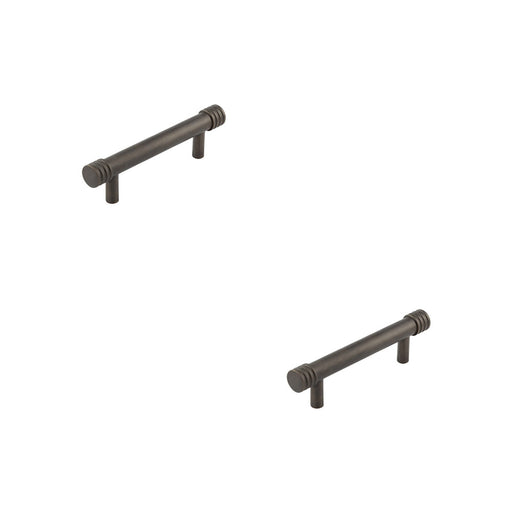 PACK Elegant 96mm Dark Bronze Cabinet Handle Stylish Interiors Kitchen Drawer Pull Handle (1)