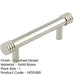 Stylish 96mm Polished Nickel Cabinet Handle Home Office Kitchen Drawer Pull Handle-1