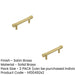 PACK Elegant Satin Brass Cabinet Handle 96mm Ctrs Stylish Interiors Kitchen Drawer Pull Handle (1)-1