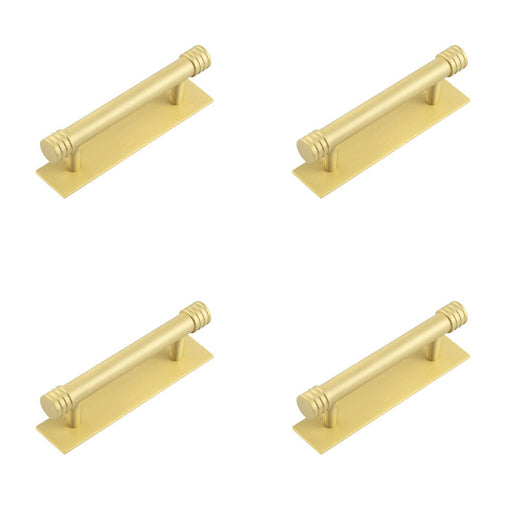 PACK Elegant Solid Brass Cabinet Handle with 96mm Centers Stylish Interiors Kitchen Drawer Pull Handle