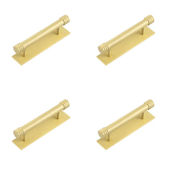 PACK Elegant Solid Brass Cabinet Handle with 96mm Centers Stylish Interiors Kitchen Drawer Pull Handle