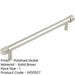Elegant 224mm Polished Nickel Cabinet Handle Stylish Interiors Kitchen Drawer Pull Handle-1
