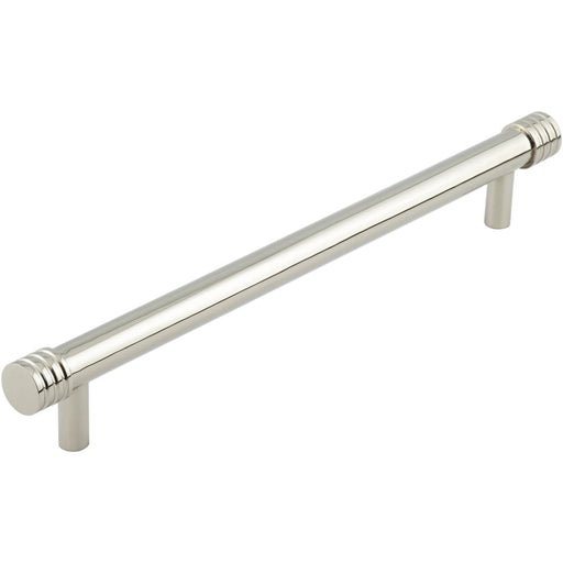 Elegant 224mm Polished Nickel Cabinet Handle Stylish Interiors Kitchen Drawer Pull Handle
