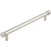 Elegant 224mm Polished Nickel Cabinet Handle Stylish Interiors Kitchen Drawer Pull Handle
