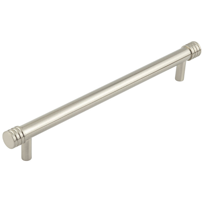 Elegant 224mm Satin Nickel Cabinet Handle Stylish Interiors Kitchen Drawer Pull Handle