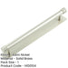 Elegant Satin Nickel Cabinet Handle with 224mm Centers Stylish Interiors Kitchen Drawer Pull Handle-1
