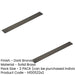 PACK Elegant Dark Bronze Backplates Cabinet Handle 268x30mm Kitchen Drawer Pull Handle (1)-1