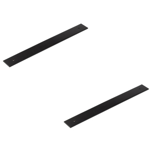 PACK Premium Black Backplates Cabinet Handle 268x30mm Kitchen Drawer Pull Handle (1)