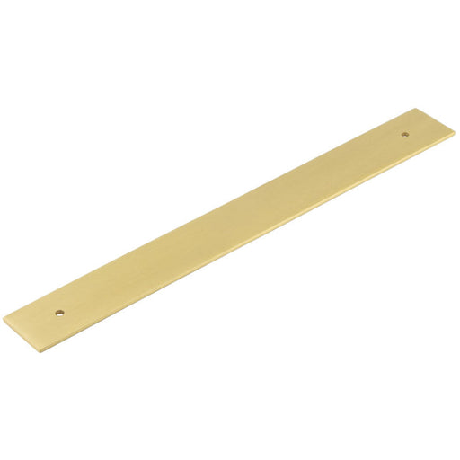 Stylish Brass Backplates Cabinet Handle 268x30mm Satin Finish Kitchen Drawer Pull Handle