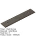Elegant Dark Bronze Cabinet Handle Backplate 140x30mm Timeless Decor Kitchen Drawer Pull Handle-1