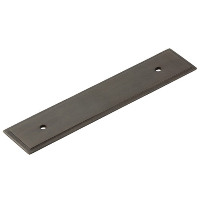 Elegant Dark Bronze Cabinet Handle Backplate 140x30mm Timeless Decor Kitchen Drawer Pull Handle