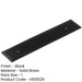 Elegant 140x30mm Black Backplate Cabinet Handle Kitchen Drawer Pull Handle-1