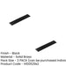 PACK Elegant 140x30mm Black Backplate Cabinet Handle Kitchen Drawer Pull Handle (1)-1