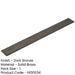 Elegant Dark Bronze Backplate Cabinet Handle 268x30mm Kitchen Drawer Pull Handle-1