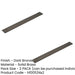 PACK Elegant Dark Bronze Backplate Cabinet Handle 268x30mm Kitchen Drawer Pull Handle (1)-1