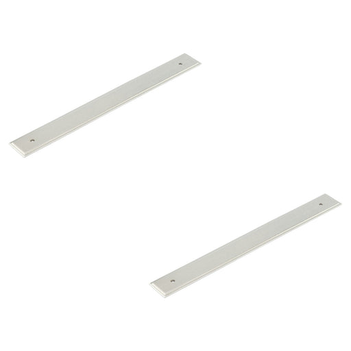 PACK Elegant Satin Nickel Backplate Cabinet Handle 268x30mm Enhance Your Home Decor Kitchen Drawer Pull Handle (1)