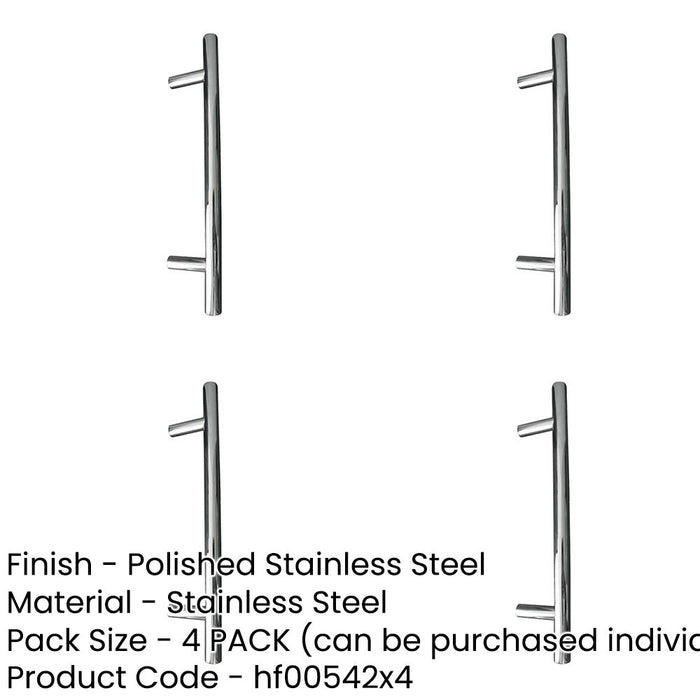 PACK Premium Stainless Steel Cabinet Handle 244x12mm Modern Design Kitchen Drawer Pull Handle-1