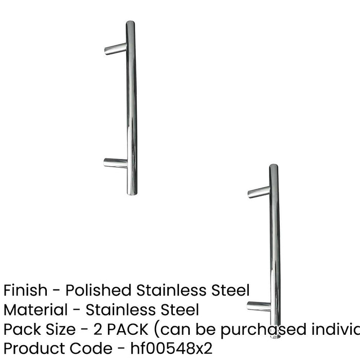 PACK Premium Stainless Steel Cabinet Handle 544x12mm Modern Kitchens Kitchen Drawer Pull Handle (1)-1