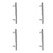 PACK Satin Stainless Steel Cabinet Handle 156x12mm Modern Kitchens Kitchen Drawer Pull Handle