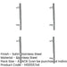 PACK Sleek Satin Stainless Steel Cabinet Handle 244x12mm Durable Design Kitchen Drawer Pull Handle-1