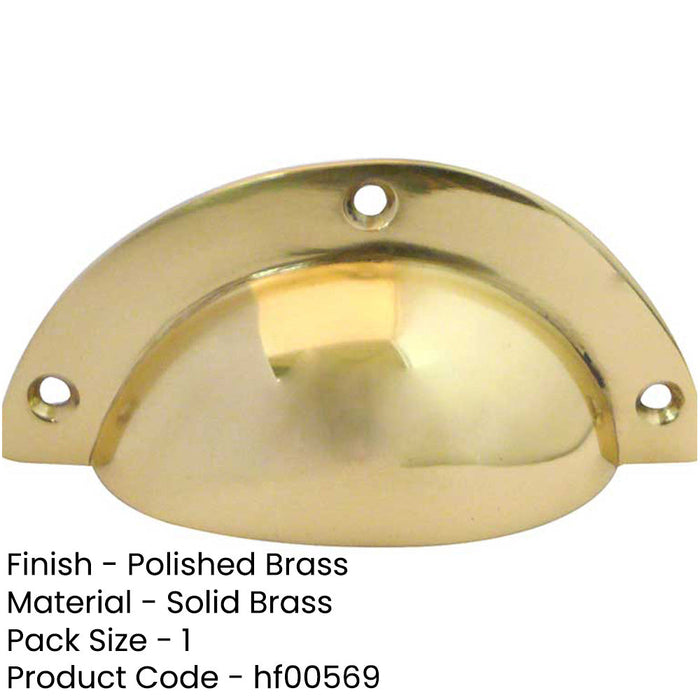 Elegant 85mm Solid Brass Drawer Pulls Cabinets Kitchen Drawer Pull Handle-1