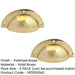 PACK Elegant 85mm Solid Brass Drawer Pulls Cabinets Kitchen Drawer Pull Handle (1)-1