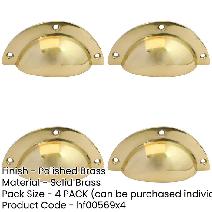 PACK Elegant 85mm Solid Brass Drawer Pulls Cabinets Kitchen Drawer Pull Handle-1