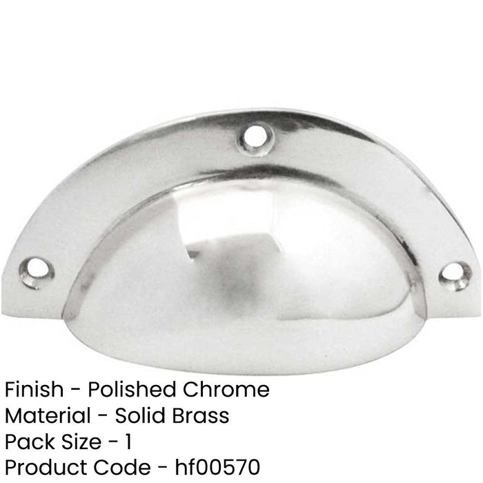 Elegant 85mm Polished Chrome Drawer Pulls Modern Interiors Kitchen Drawer Pull Handle-1