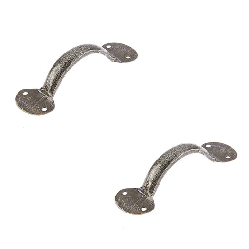 PACK Premium Pewter Cabinet Handle 127x35mm Stylish Interiors Kitchen Drawer Pull Handle (1)