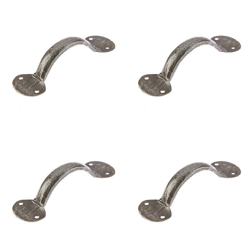 PACK Premium Pewter Cabinet Handle 127x35mm Stylish Interiors Kitchen Drawer Pull Handle