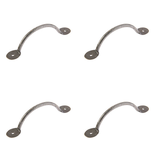 PACK Elegant Pewter Cabinet Handle 127x35mm Kitchen Drawer Pull Handle