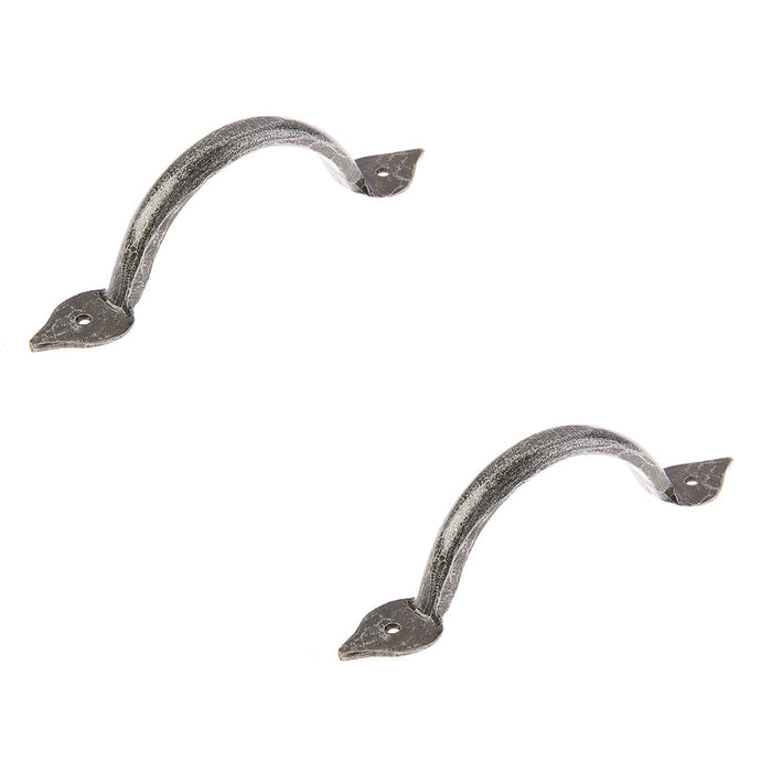 PACK Stylish Pewter Tear Cabinet Handle 130x34mm Elegant Home Decor Kitchen Drawer Pull Handle (1)