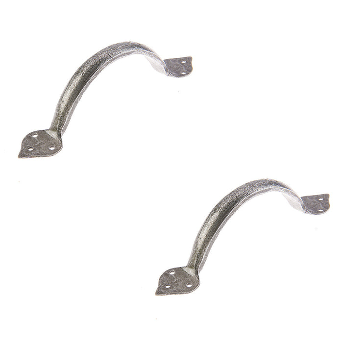 PACK Elegant Pewter Tear Cabinet Handle 185x50mm Stylish Home Decor Kitchen Drawer Pull Handle (1)