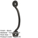 Elegant Black Handle Cabinets 138x38mm Kitchen Drawer Pull Handle-1