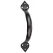 Stylish Black Tear Cabinet Handle 185x50mm Elegant Interiors Kitchen Drawer Pull Handle