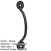 Stylish Black Handle 127x35mm Cabinets Kitchen Drawer Pull Handle-1