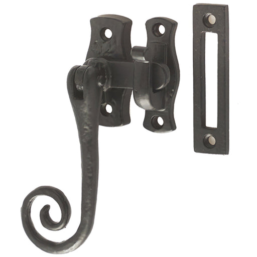 Antique Style 100mm Black Locking Fasteners Secure Range Window Handle