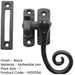 Antique Black Casement Fasteners 85mm Range Windows Window Handle-1