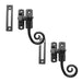 PACK Antique Black Casement Fasteners 85mm Range Windows Window Handle (1)