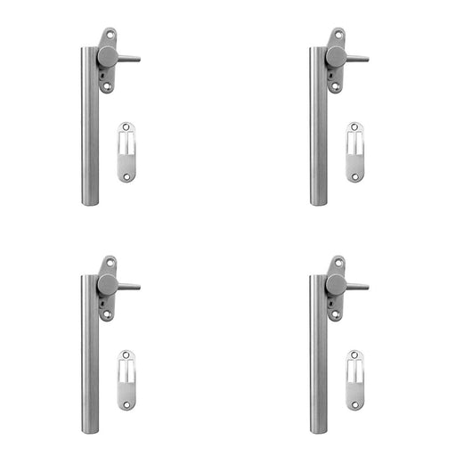 PACK High-Quality 120mm Satin Stainless Steel Casement Fasteners Durable Window Security Window Handle