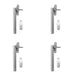 PACK High-Quality 120mm Satin Stainless Steel Casement Fasteners Durable Window Security Window Handle
