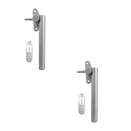 PACK Premium 120mm Satin Stainless Steel Casement Fasteners Durable Window Fittings Window Handle (1)