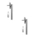 PACK Premium 120mm Satin Stainless Steel Casement Fasteners Durable Window Fittings Window Handle (1)