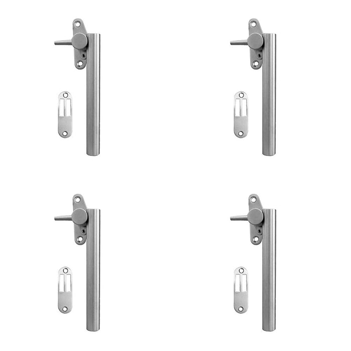 PACK Premium 120mm Satin Stainless Steel Casement Fasteners Durable Window Fittings Window Handle