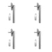 PACK Premium 120mm Satin Stainless Steel Casement Fasteners Durable Window Fittings Window Handle