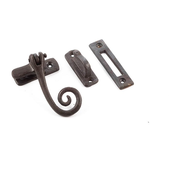 Beeswax Range Curly Tail Casement Fasteners 90x55mm Durable Stylish Design Window Handle