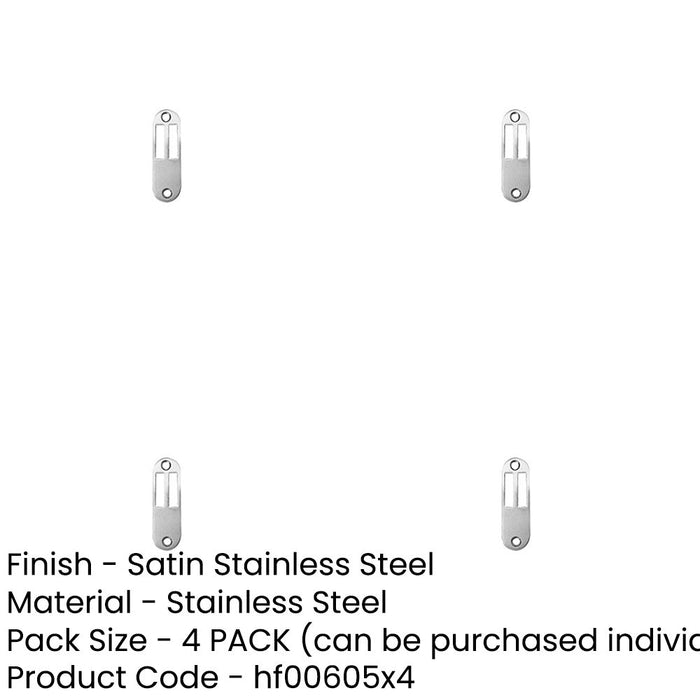 PACK Premium 53mm Satin Stainless Steel Casement Fasteners Secure Windows Window Handle-1
