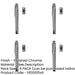 PACK High-Quality Modern Non-Lockable Casement Fasteners Polished Chrome 124mm Window Handle-1