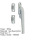 Premium 124mm White Non-Lockable Casement Fasteners Modern Windows Window Handle-1