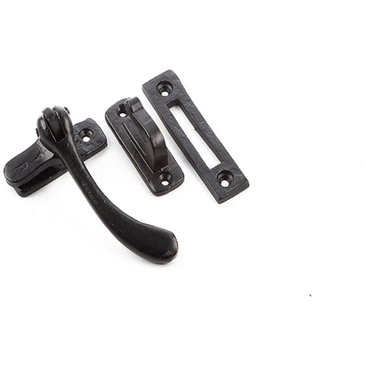 Durable Black Range Bulb Casement Fasteners 95x55mm Secure Closing Window Handle